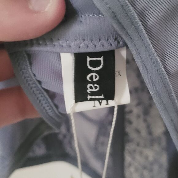 New Dealmore Blue Lace Corset Bodice Size Medium NWT - Picture 5 of 7